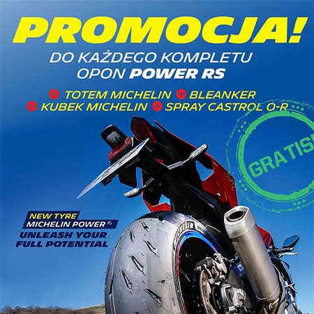 Michelin Power RS promocja tylko w Olek Motocykle