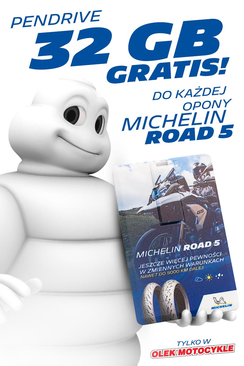Pendrive Michelin do każdej opony MIchelin Road 5
